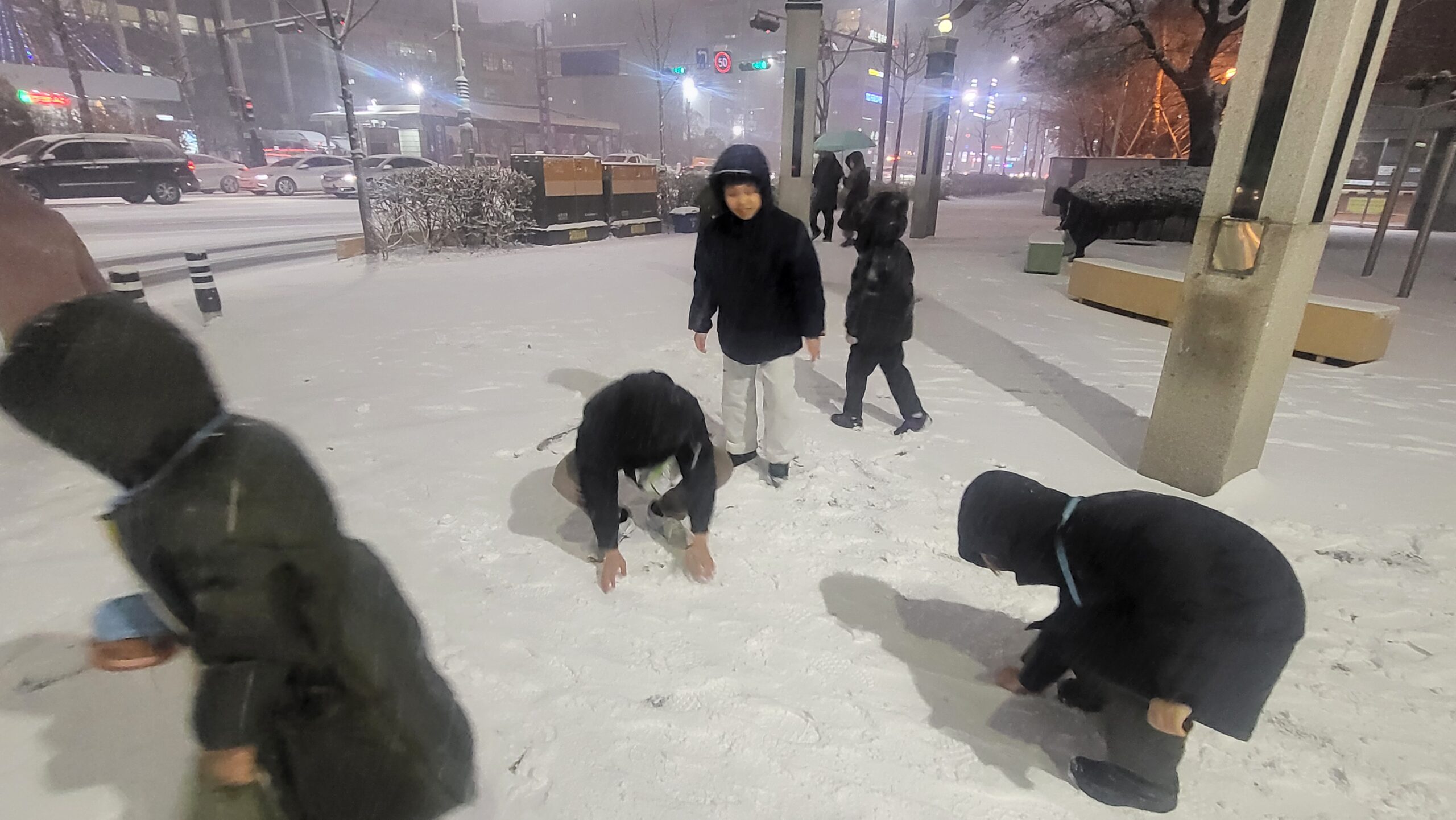 첫눈이 선물한 특별한 시간-꿈터지역아동센터